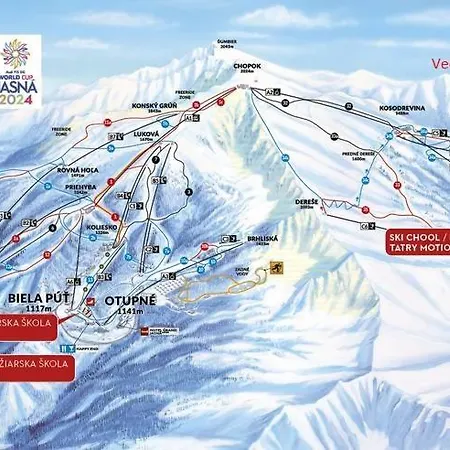 Vecernica Trangoska Chopok Jasna Juh